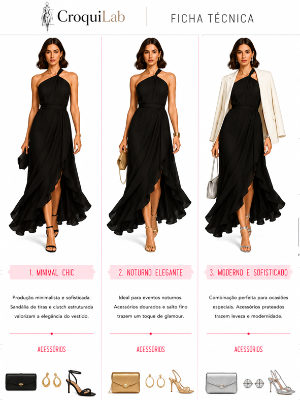 Editorial de moda preto e branco