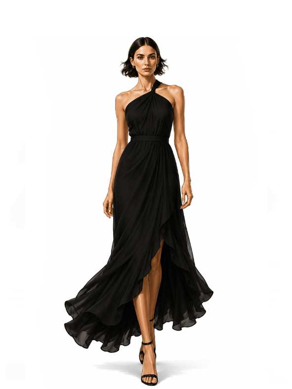 Editorial de moda preto e branco